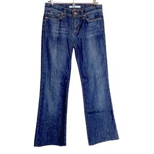 Joes Jeans Provocateur Hale Wash Denim Jeans Raw Hem Bootcut Sz 27